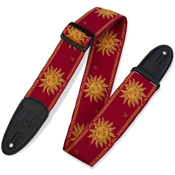 Ремень для гитары Levy's MPJG-SUN-RED