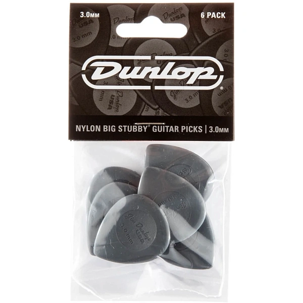 Набор медиаторов Dunlop 445P3.0 Nylon Big Stubby