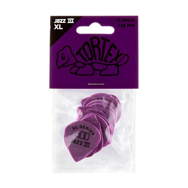 Набор медиаторов Dunlop 498P1.14 Tortex Jazz III XL