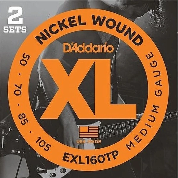 Струны для бас-гитары D’Addario EXL160TP 50-105