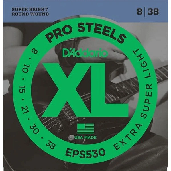 Струны для электрогитары D'Addario EPS530 8-38