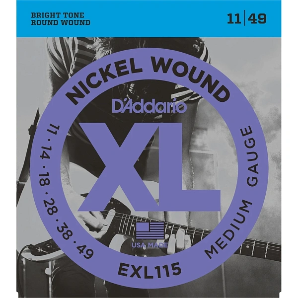 Струны для электрогитары D'Addario EXL115 11-49