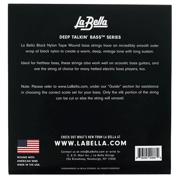Струны для бас-гитары La Bella 760N 60-115