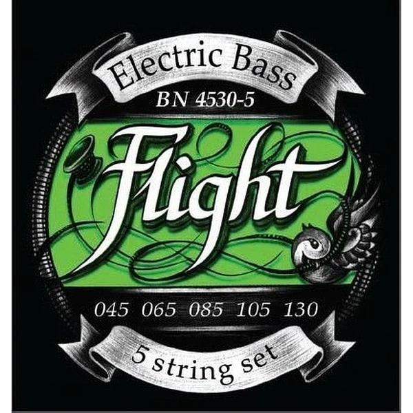 Струны для бас-гитары Flight BN4530-5 45-130