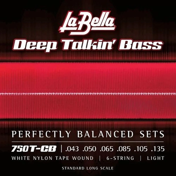 Струны для бас-гитары La Bella 750T-CB 43-135