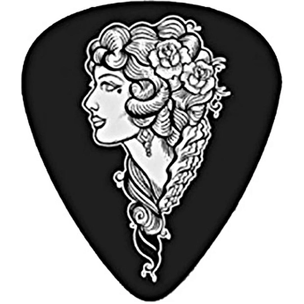 Медиатор Dunlop L17R1.00 Lucky 13 Voodoo Queen 1.0