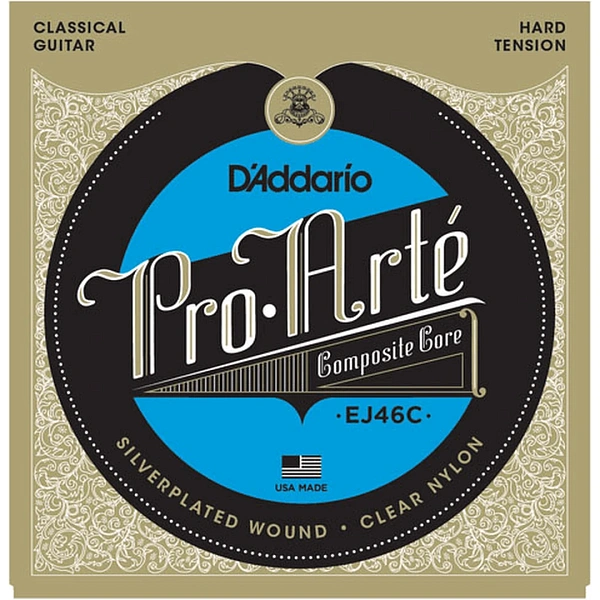 Струны для классической гитары D'Addario EJ46C Hard 28.5-46