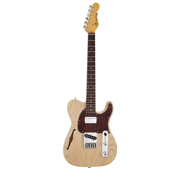 Полуакустическая гитара G&amp;L Tribute ASAT Classic Bluesboy Semi-Hollow Blonde Jatoba
