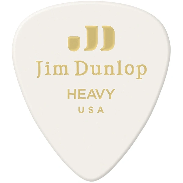 Набор медиаторов Dunlop 483P01HV Celluloid White Heavy