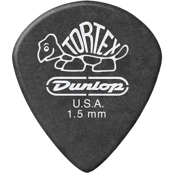 Медиатор Dunlop 482R1.50 Tortex Pitch Black Jazz III 1.50