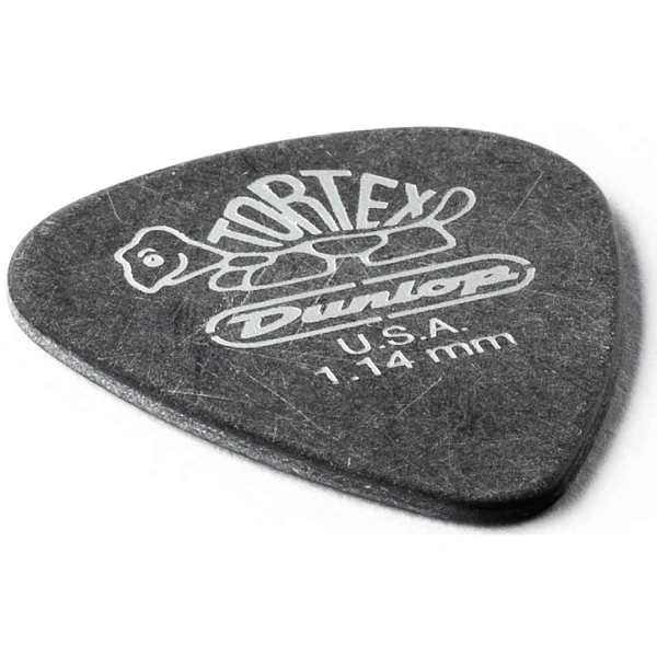Медиатор Dunlop 488R1.14 Tortex Pitch Black Standard 1.14