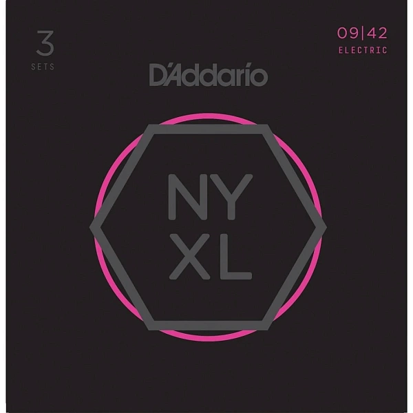Струны для электрогитары D’Addario NYXL0942-3P 9-42