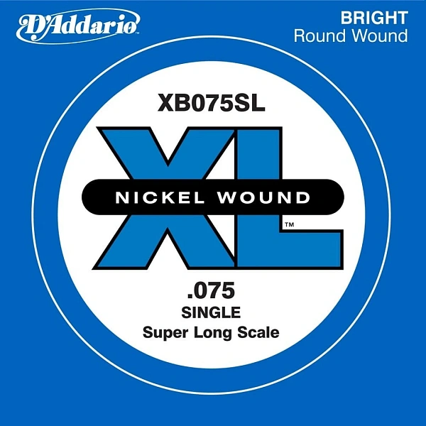 Струна для бас-гитары D'Addario XB075SL Nickel Wound