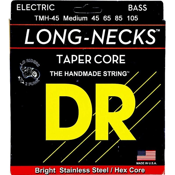 Струны для бас-гитары DR Long Necks TMH-45 45-105