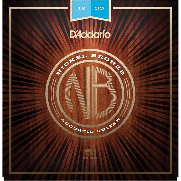 Струны для акустической гитары D’Addario NB1253 12-53
