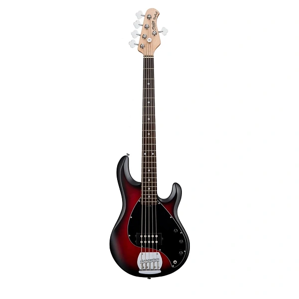 Бас-гитара Sterling by MusicMan StingRay Ray5 Ruby Red Burst Satin