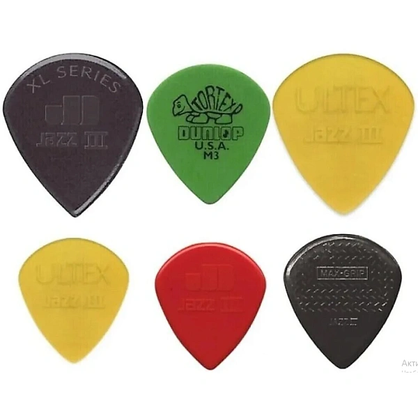 Набор медиаторов Dunlop PVP103 Jazz III Pick Variety Pack