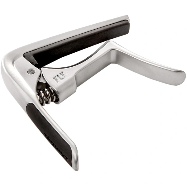Каподастр Dunlop 63CSC Trigger Fly Capo Curved Satin Chrome