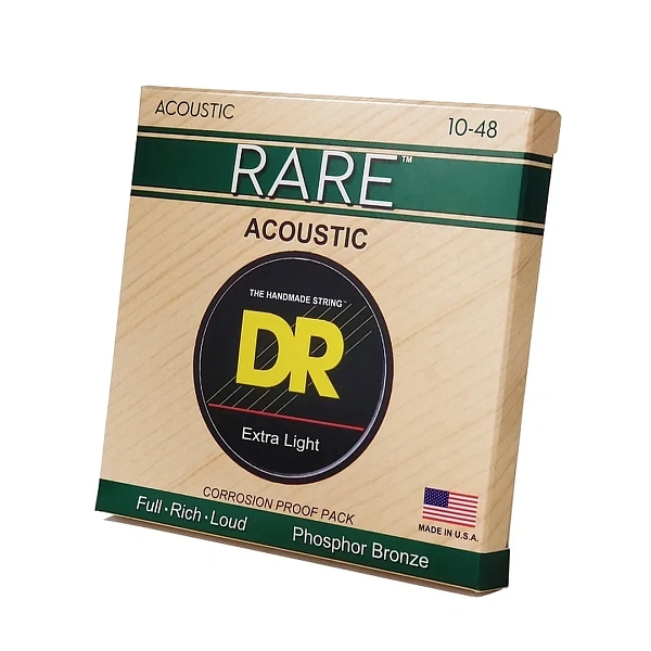 Струны для акустической гитары DR Rare RPL-10 10-48