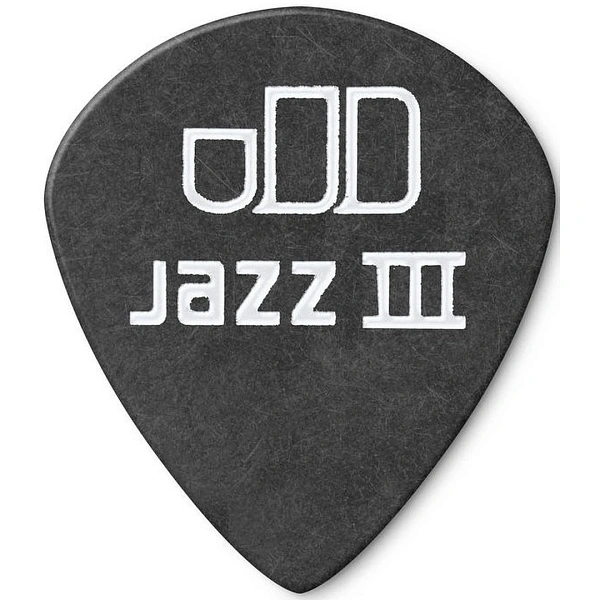 Медиатор Dunlop 482R.73 Tortex Pitch Black Jazz III 0.73