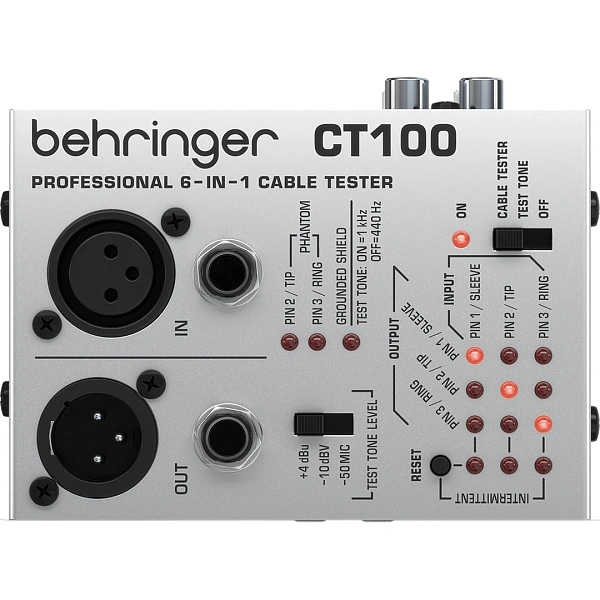 Тестер для кабелей Behringer CT100