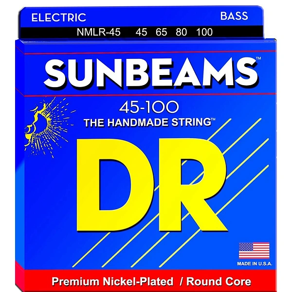 Струны для бас-гитары DR Sunbeams NMLR-45 45-100