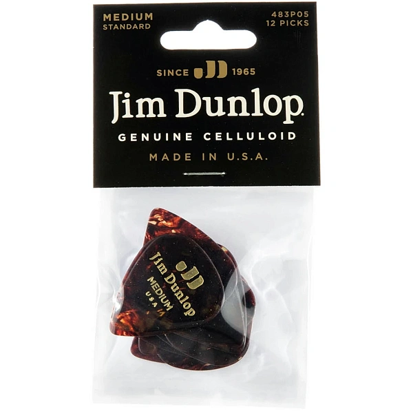 Набор медиаторов Dunlop 483P05MD Celluloid Shell Medium
