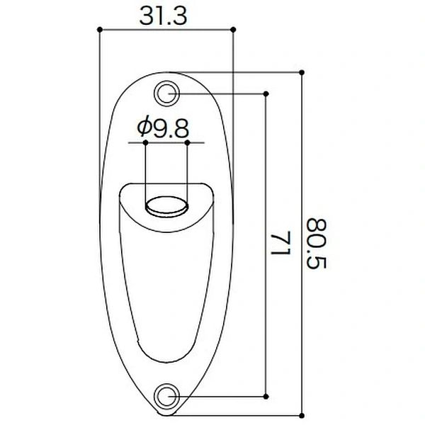 Панель гитарного входа Gotoh JCS-1 G