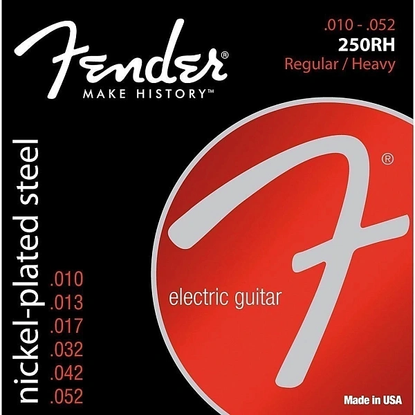 Струны для электрогитары Fender 250RH NPS Ball End 10-52