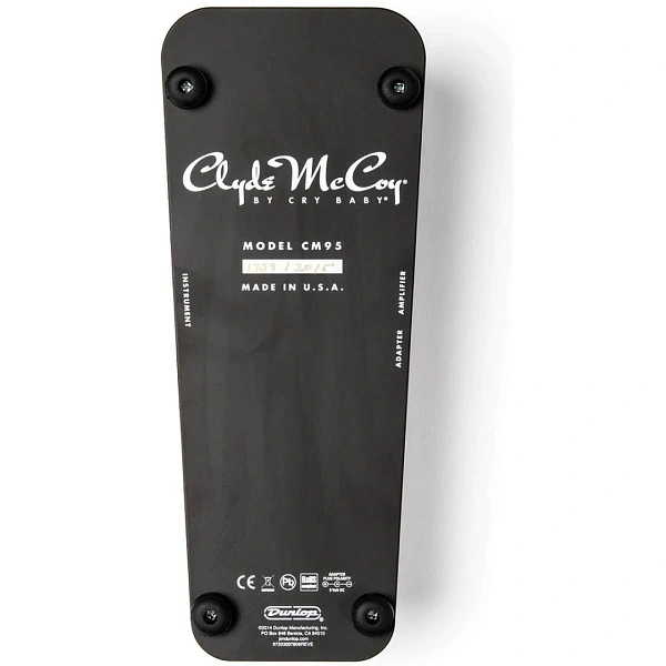 Педаль эффектов Dunlop CM95 Clyde McCoy Wah