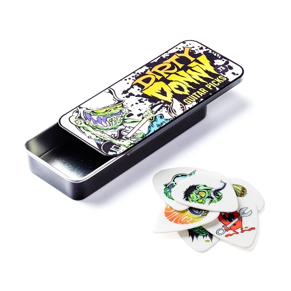 Набор медиаторов Dunlop BL111T.73 Dirty Donny 1 Blackline Art Picks