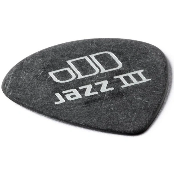 Медиатор Dunlop 482R.50 Tortex Pitch Black Jazz III 0.50