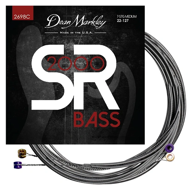 Струны для бас-гитары Dean Markley 2698C SR2000 22-127 7-Strings