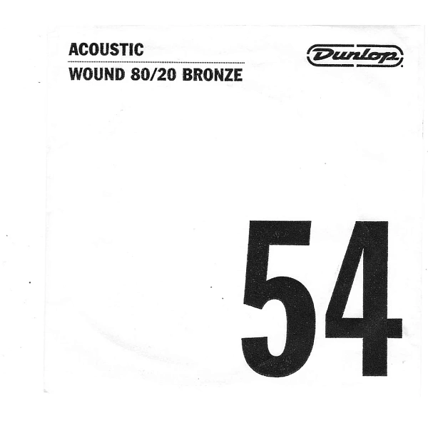 Струна для акустической гитары Dunlop DAB54 Single .054 WND