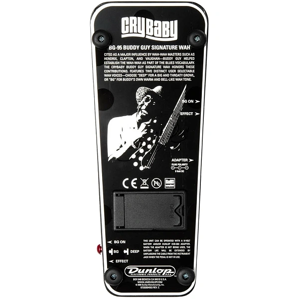 Педаль эффектов Dunlop BG95 Buddy Guy Cry Baby Wah