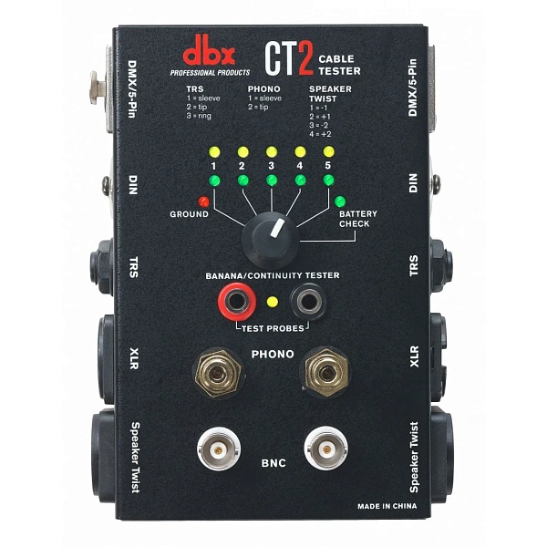 Тестер для кабелей DBX CT2