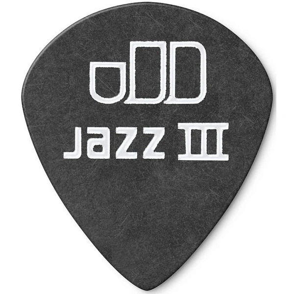 Медиатор Dunlop 482R.50 Tortex Pitch Black Jazz III 0.50
