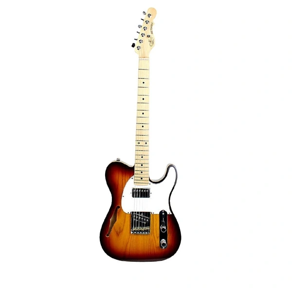 Полуакустическая гитара G&amp;L ASAT Classic Bluesboy Semi-Hollow 3-Tone Sunburst MP