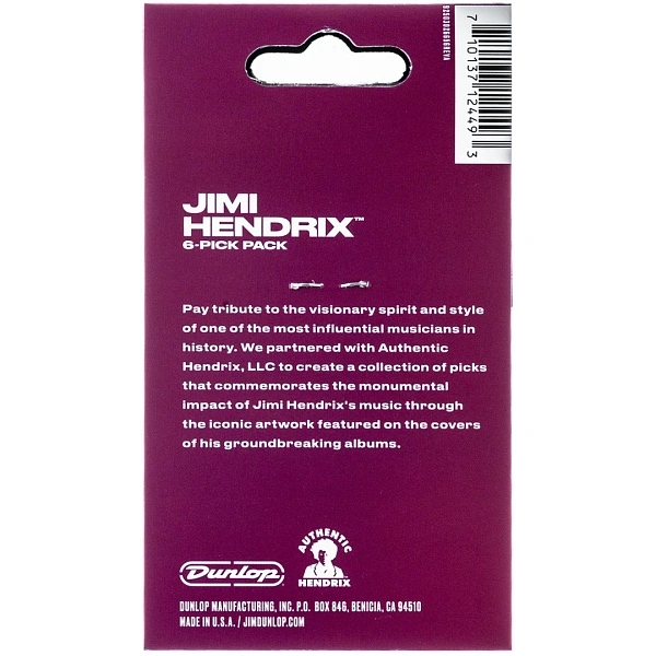 Набор медиаторов Dunlop JHP01M Jimi Hendrix Are You Experienced?