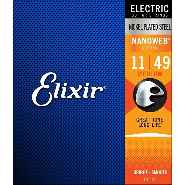 Струны для электрогитары Elixir 12102 11-49