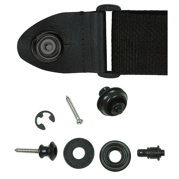 Стреплоки Dunlop SLS1033BK Dual Design
