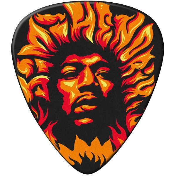 Медиатор Dunlop JHR14HV Hendrix Voodoo Fire