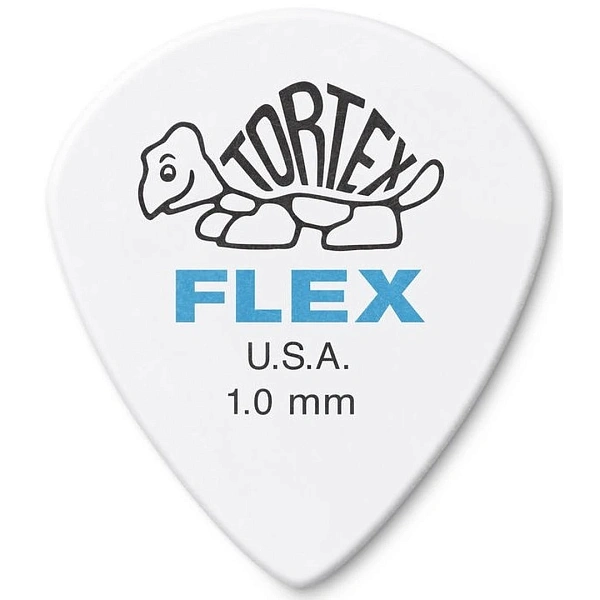 Медиатор Dunlop 468R1.0 Tortex Flex Jazz III 1.0