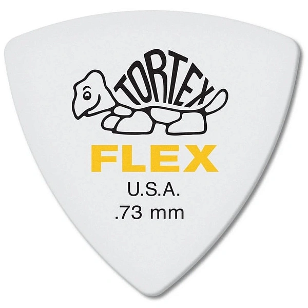 Медиатор Dunlop 456R.73 Tortex Flex Triangle 0.73