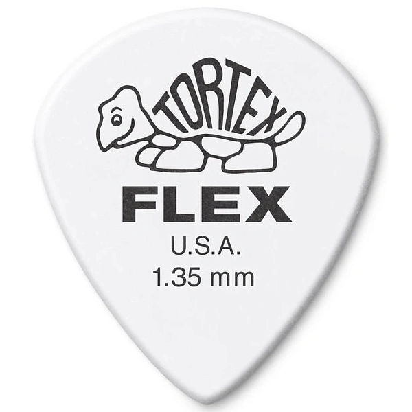 Медиатор Dunlop 468R1.35 Tortex Flex Jazz III 1.35