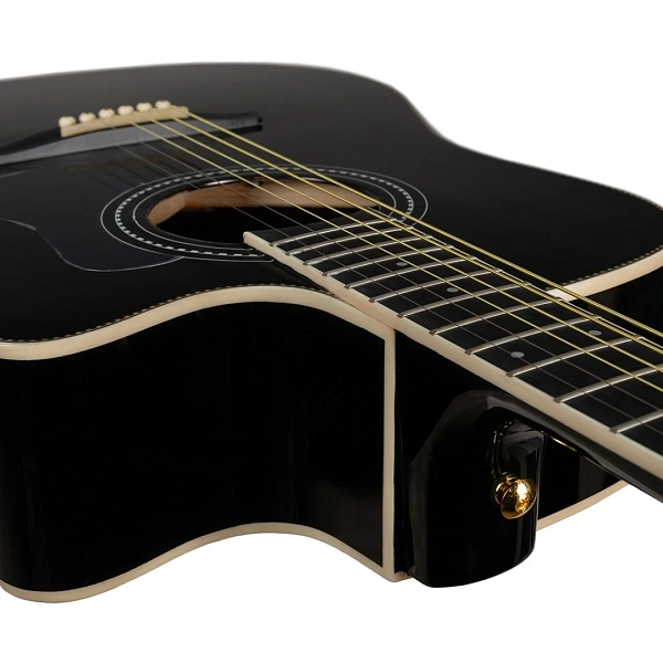 Акустическая гитара Rockdale Aurora D7 C BK Gloss