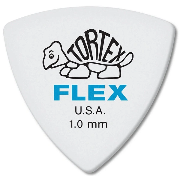 Медиатор Dunlop 456R1.0 Tortex Flex Triangle 1.0