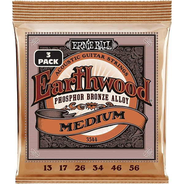 Струны для акустической гитары Ernie Ball 3544 13-56