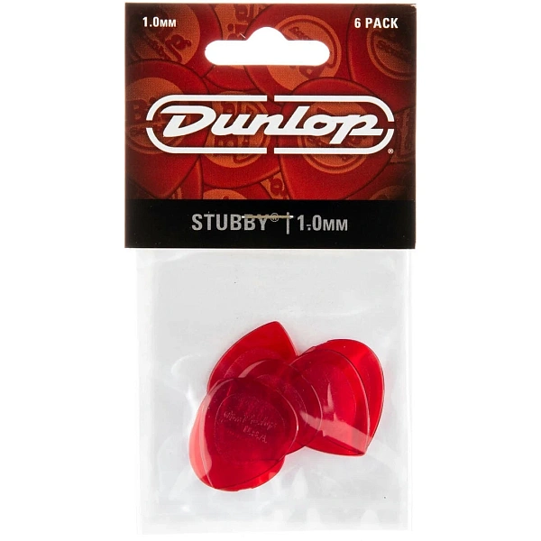 Набор медиаторов Dunlop 474P1.0 Stubby Jazz 1.0