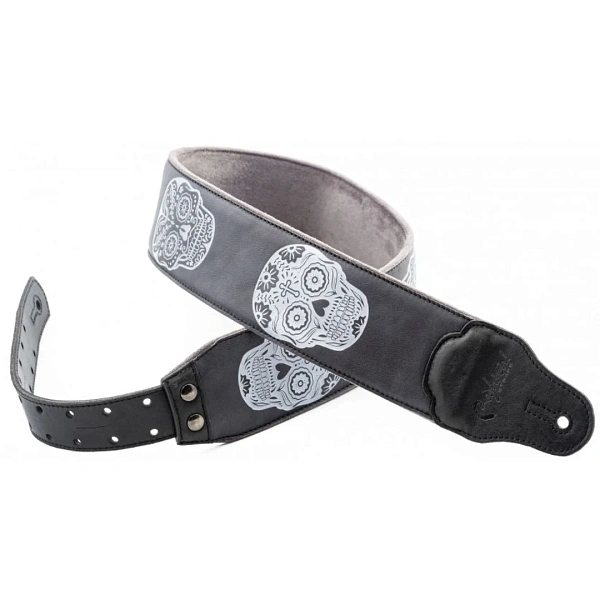 Ремень для гитары RightOn Straps On Leathercraft Sugar Black